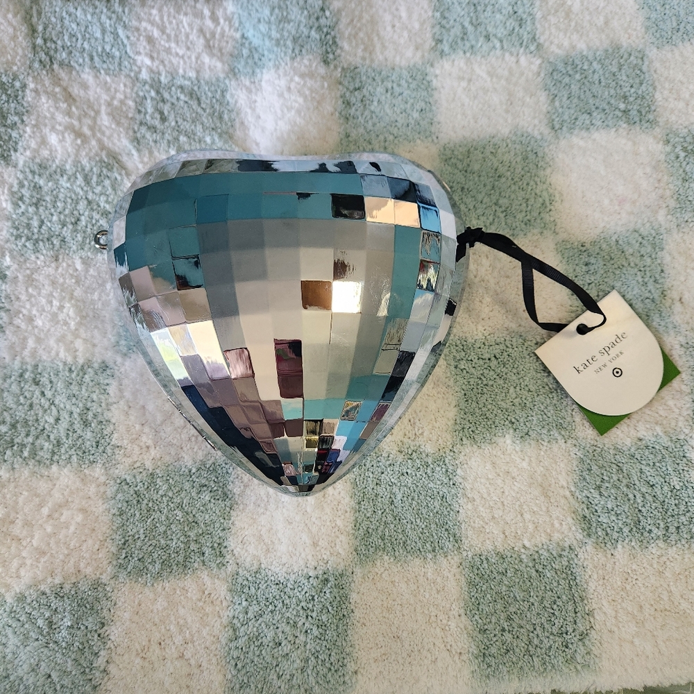 NEW Kate Spade Disco Heart Crossbody Bag
